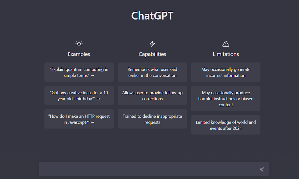 ಚಾಟ್‌ಜಿಪಿಟಿ (ChatGPT) interface; Supernewscorner
